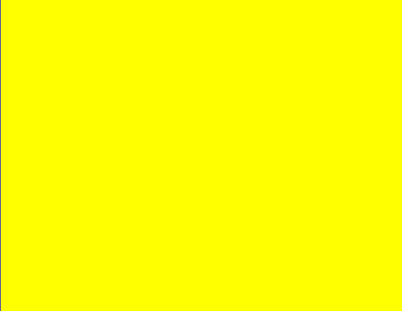 Pure yellow test screen